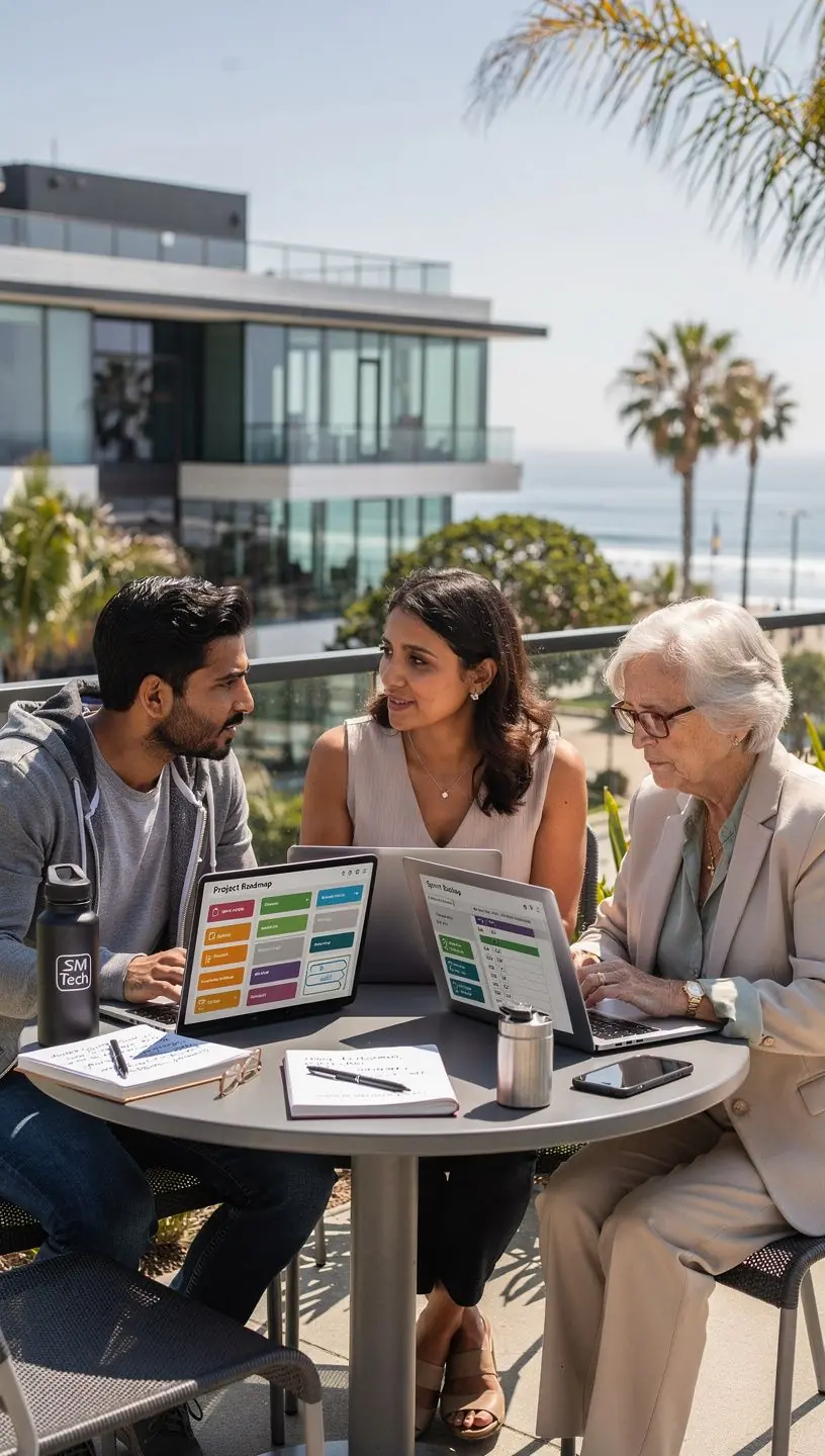 Screenshot of a productivity dashboard featuring metrics, progress bars, and actionable insights.